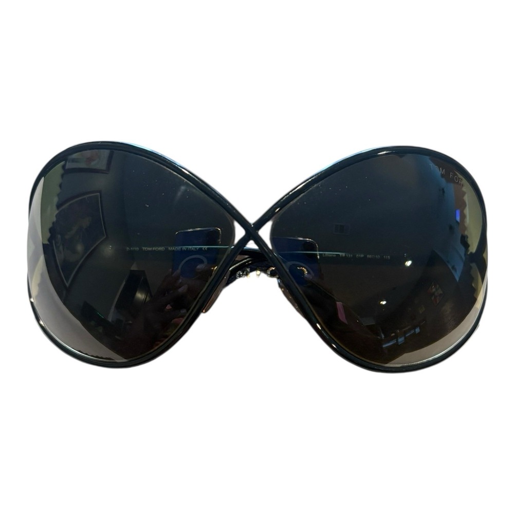 Tom Ford Lilliana‎ TF131 01P Black Gradient Sunglasses Made in Italy w/ Case - Picture 2 of 10